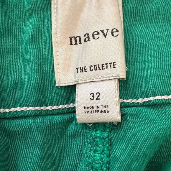 The Colette Crop Wide-Leg Pants by Maeve: Contrast-Stitch Edition - Picture 6 of 6